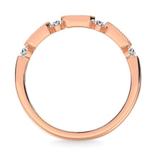 Diamond 1/5 Ct.Tw. Anniversary Band in 14K Rose Gold