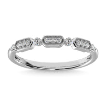 14K White Gold 1/6 Ctw Diamond Annivesary Ring - thediamondsq