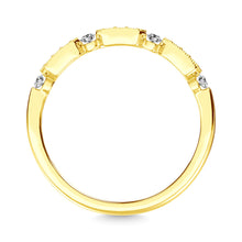 Diamond 1/6 Ct.Tw. Stack Band in 14K Yellow Gold