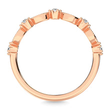 Diamond 1/5 Ct.Tw. Stackable Ring in 14K Rose Gold