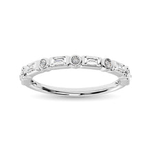 Diamond 1/20 Ct.Tw. Stack Band in 14K White Gold