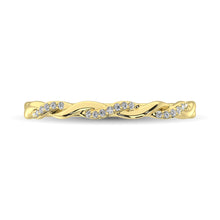 10K Yellow Gold 1/20 Ctw Diamond Anniversary Band