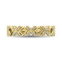 Diamond 1/5 Ct.Tw. Stack Band in 14K Yellow Gold