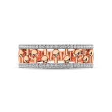 10K Rose Gold 1/4 Ct.Tw. Diamond Fashion Ring