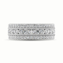 14K White Gold 1 1/3 Ct.Tw. Diamond Anniversary Ring