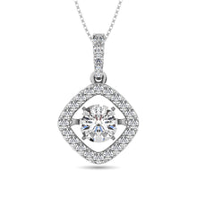 Diamond Shimmering Pendant 1 3/8 ct tw in 14K White Gold