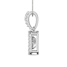 Moving Diamond 5/8 ct tw Pendant in 14K White Gold