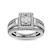 Diamond 1 Ct.Tw. Engagement Ring in 14K White Gold