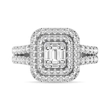 Diamond 1 Ct.Tw. Engagement Ring in 14K White Gold
