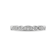14K White Gold 1/5 Ctw Diamond Band - thediamondsq