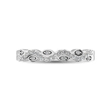 Diamond 1/6 Ctw  Twist Band in 14K White Gold - thediamondsq