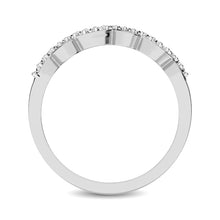 Diamond 1/6 Ctw  Twist Band in 14K White Gold - thediamondsq