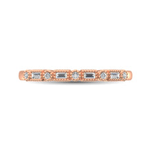 Diamond Wedding Band 1/10 ct tw in 10K Rose Gold