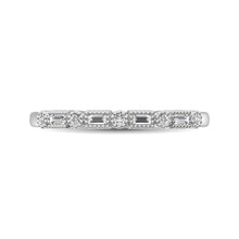 Diamond Wedding Band 1/10 ct tw in 10K White Gold