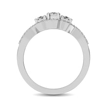 14K White Gold 1/2 Ct.Tw. Diamond Engagement Ring - thediamondsq
