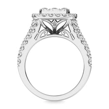Diamond 2 Ct.Tw.. Engagement Ring in 14K White Gold