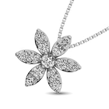 Diamond 1/4 Ct.Tw. Flower Pendant - thediamondsq