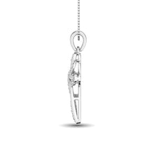 Diamond 1/4 Ct.Tw. Cross Pendant in 10K Two Tone Gold