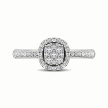 14K White Gold 1/3 Ct.Tw. Diamond Fashion Ring