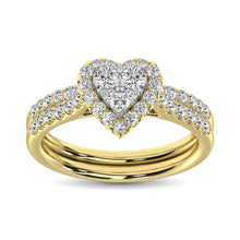 Diamond 1 Ct.Tw. Bridal Ring in 10K Yellow Gold