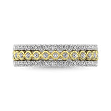 Diamond 3/8 Ct.Tw. Fashion Band in 10K Two Tone Gold