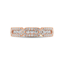 14K Rose Gold 1/2 Ct.Tw. Diamond Stackable Band - thediamondsq