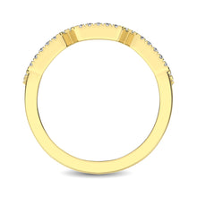 14K Yellow Gold 1/2 Ct.Tw. Diamond Stackable Band - thediamondsq