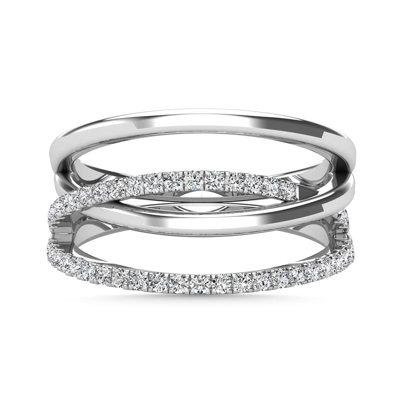 Diamond 1/4 Ct.Tw. Promise Ring in 14K White Gold