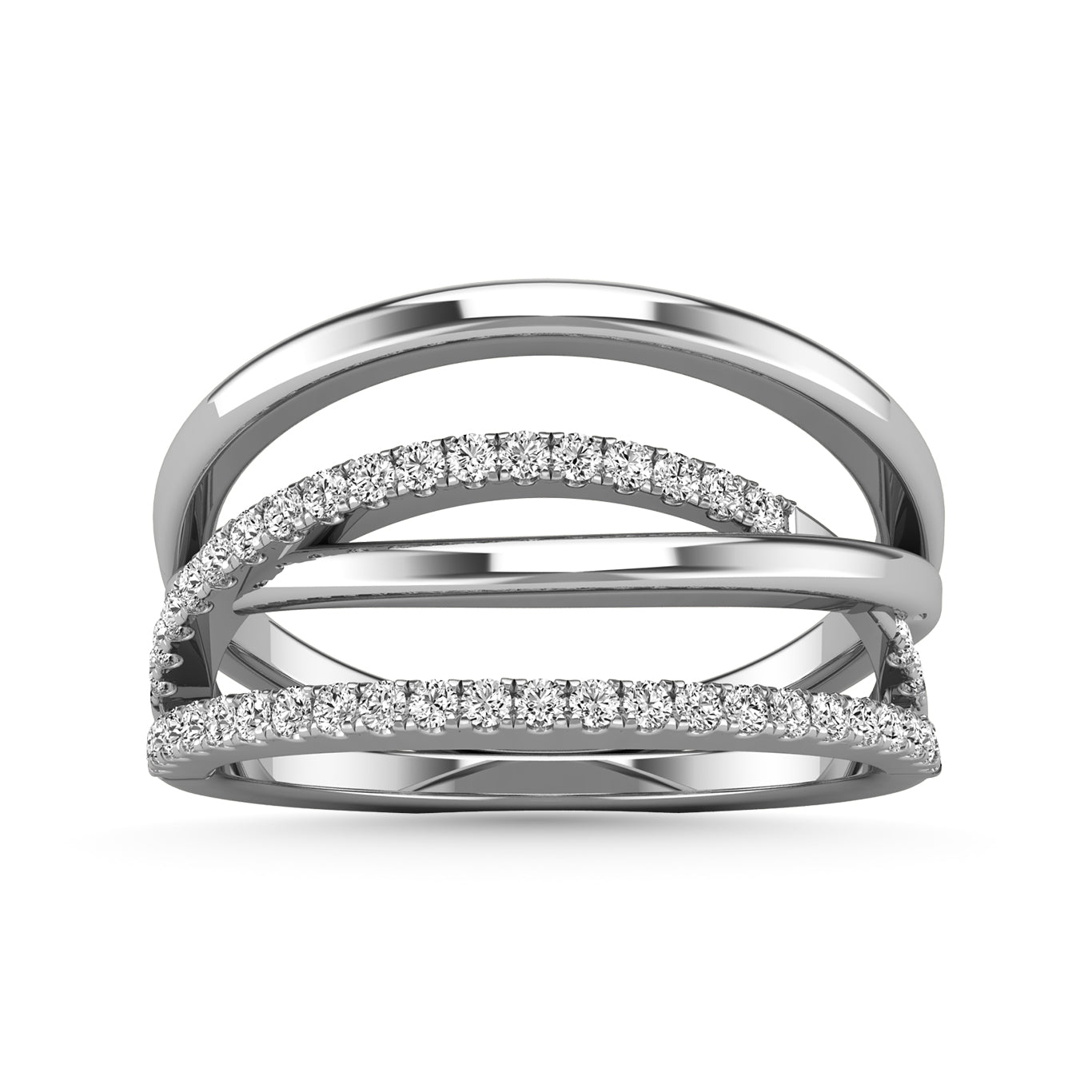 Diamond 1/4 Ct.Tw. Promise Ring in 14K White Gold