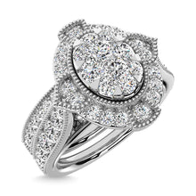 Diamond 1 1/5 Ct.Tw. Bridal Ring in 14K White Gold