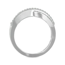 Diamond 1 ct tw Crossover Fashion Ring in 14K White Gold