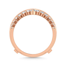 Diamond 1 Ct.Tw. Guard Ring in 14K Rose Gold