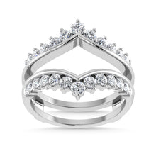 Diamond 3/4 Ct.Tw. Guard Ring in 10K White Gold