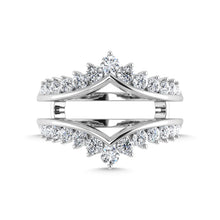 Diamond 3/4 Ct.Tw. Guard Ring in 10K White Gold