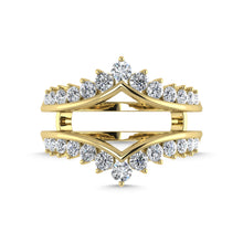 Diamond 3/4 Ct.Tw. Guard Ring in 14K Yellow Gold