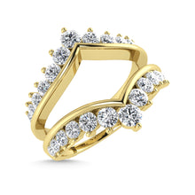 Diamond 1/4 Ct.Tw. Guard Ring in 10K Yellow Gold