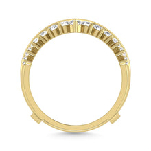 Diamond 1/4 Ct.Tw. Guard Ring in 10K Yellow Gold
