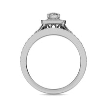 Diamond 1 Ct.Tw. Bridal Ring in 14K White Gold
