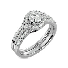 Diamond 1/2 ct tw Bridal Ring in 14K White Gold