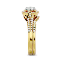 Diamond 1/2 ct tw Bridal Ring in 14K Yellow Gold