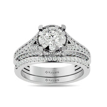 Diamond 1 ct tw Bridal Ring in 14K White Gold