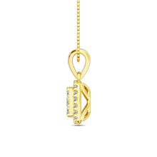 Diamond Fashion Pendant 5/8 ct tw Round Cut in 14K Yellow Gold