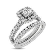 14KT White Gold 1Ct.Tw. Diamond keyani Bridal Ring - thediamondsq