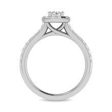 14KT White Gold 1Ct.Tw. Diamond keyani Bridal Ring - thediamondsq