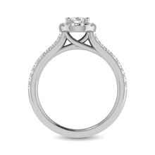 14KT White Gold 1Ct.Tw. Diamond keyani Bridal Ring - thediamondsq