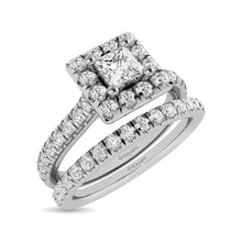 14KT White Gold 1Ct.Tw. Diamond keyani Bridal Ring - thediamondsq