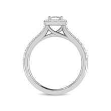 14KT White Gold 1Ct.Tw. Diamond keyani Bridal Ring - thediamondsq