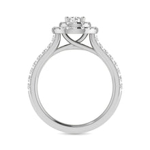 14KT White Gold 1Ct.Tw. Diamond keyani Bridal Ring - thediamondsq