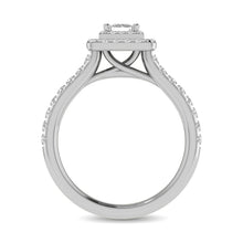 14KT White Gold 1Ct.Tw. Diamond keyani Bridal Ring - thediamondsq