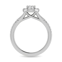14KT White Gold 1Ct.Tw. Diamond keyani Bridal Ring - thediamondsq